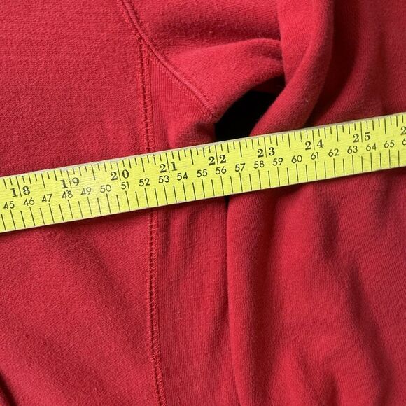 Boston Red Pullover Hoodie Sweater Size Medium Long Sleeve Pro Weave Drawstring - Picture 5 of 6